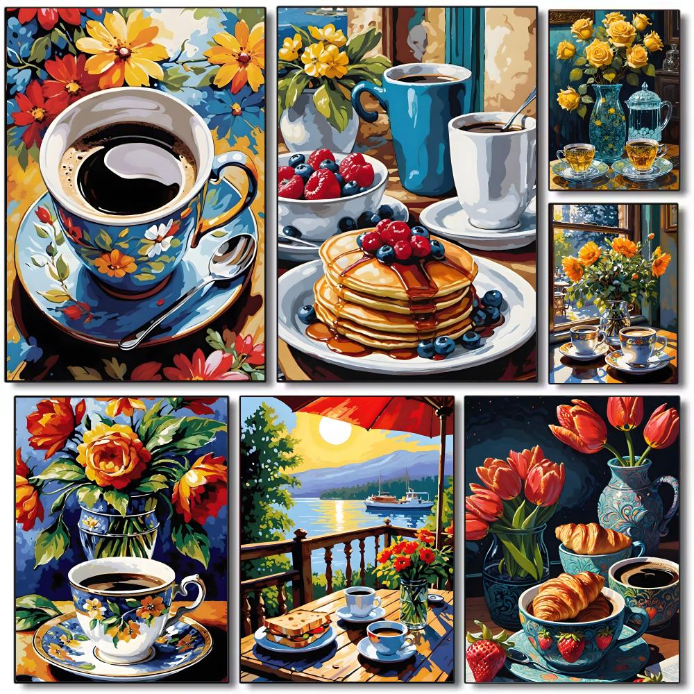 Coffee Tea Poster - Affiche de tasse de café pour