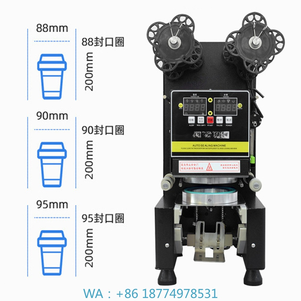 Coffee Tea Cups - 88/90/95 PP/PE/papier Machines automatiques de cachetage