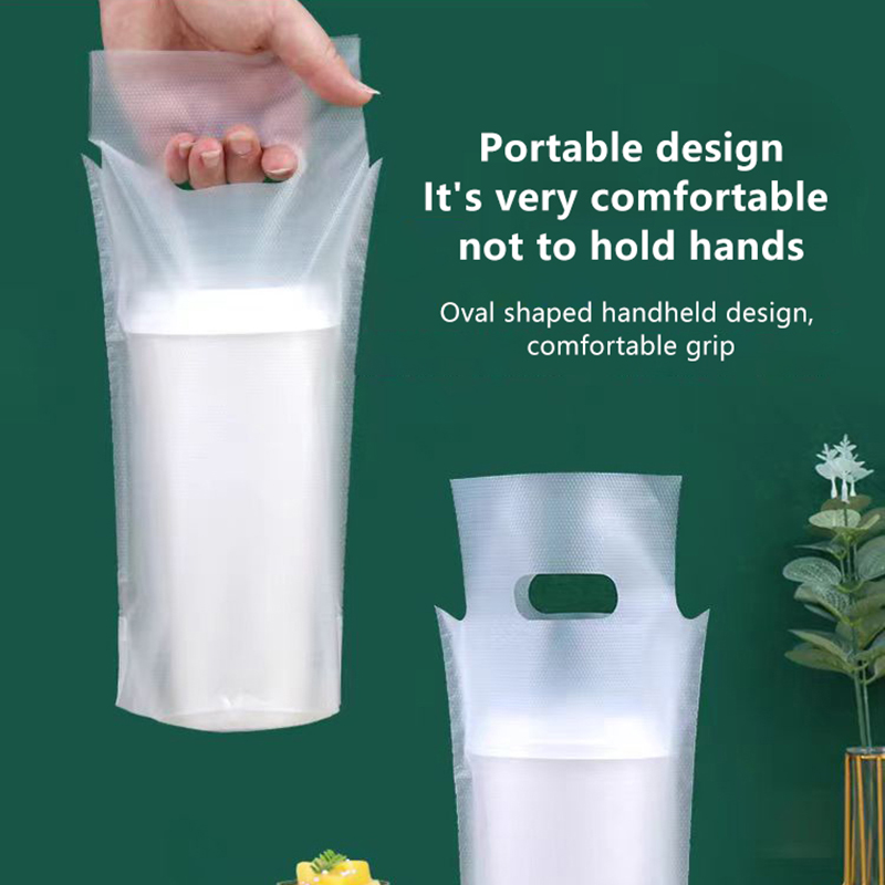 Coffee Tea Cups - 100 sacs en plastique jetables pour