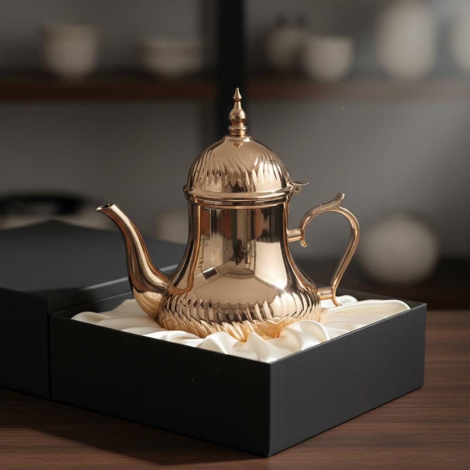 Coffee Tea Pots - Carafe à café arabe Dallah polie