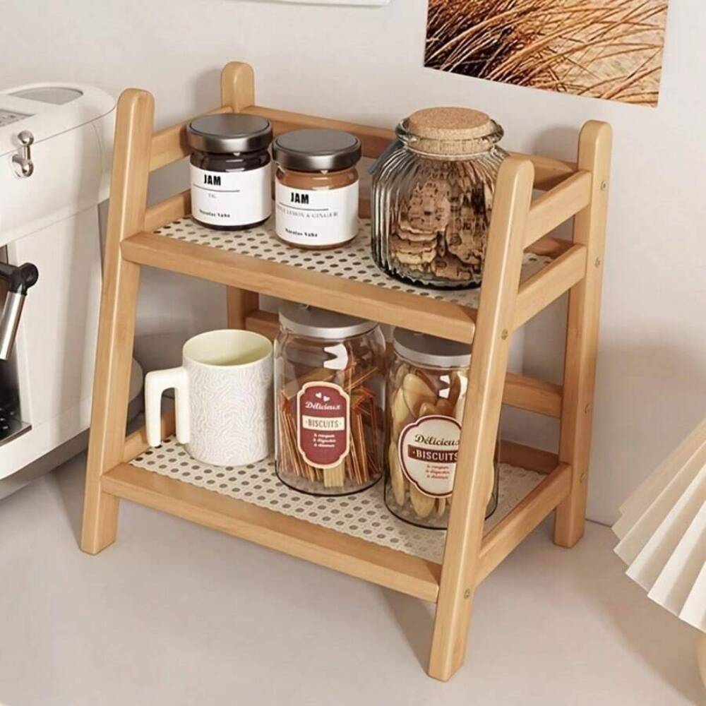 Coffee Tea Stand - Étagère de rangement à 2 niveaux