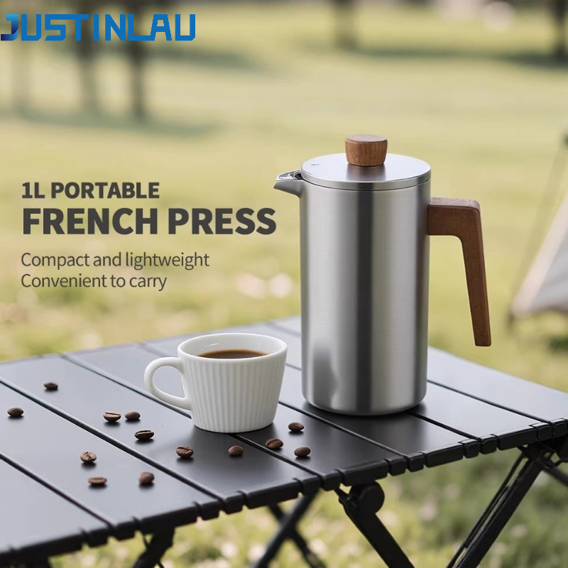 Coffee Tea Pots - Cafetière à piston JUSTINLAU 1000 ml