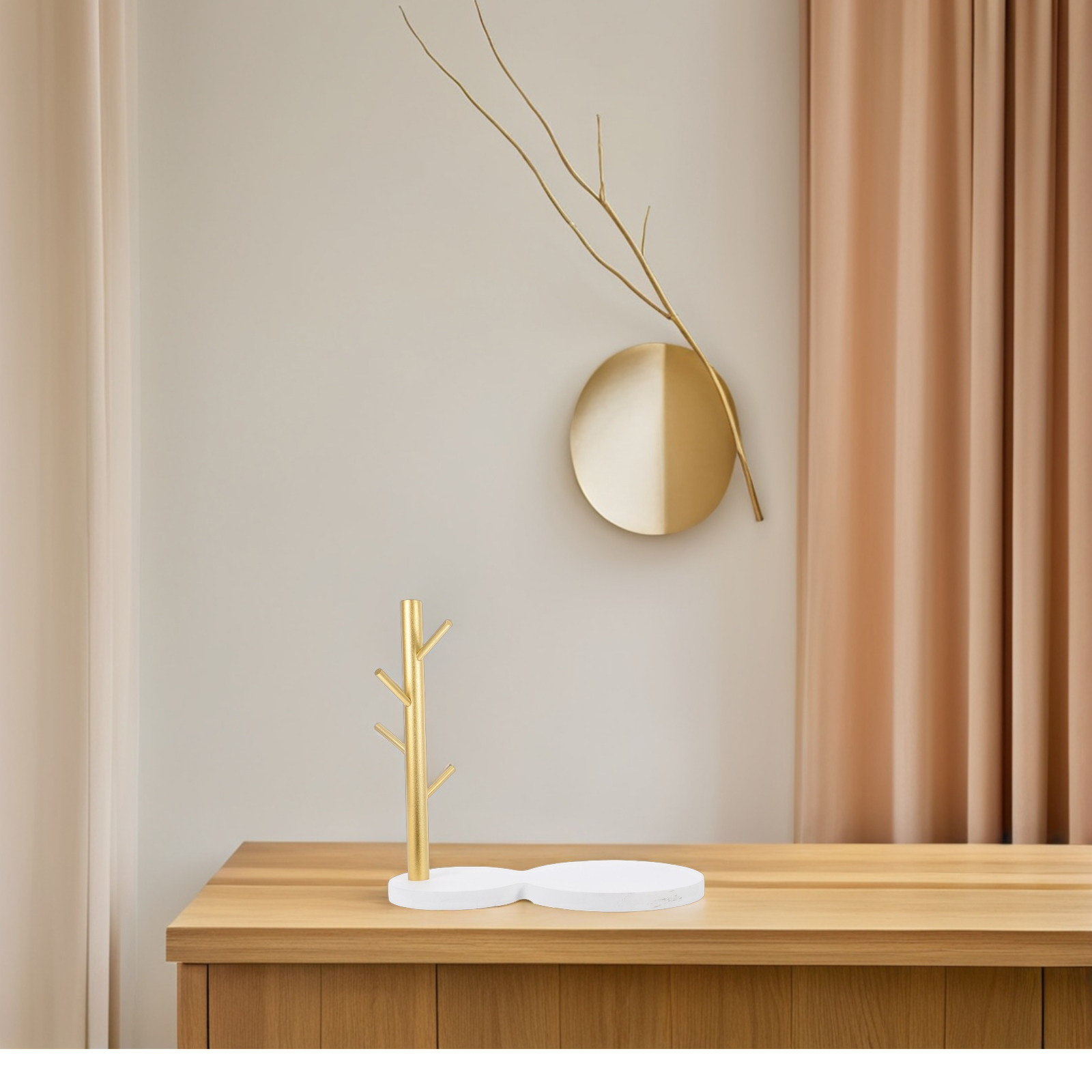 Coffee Tea Stand - Support de rangement en bois pour