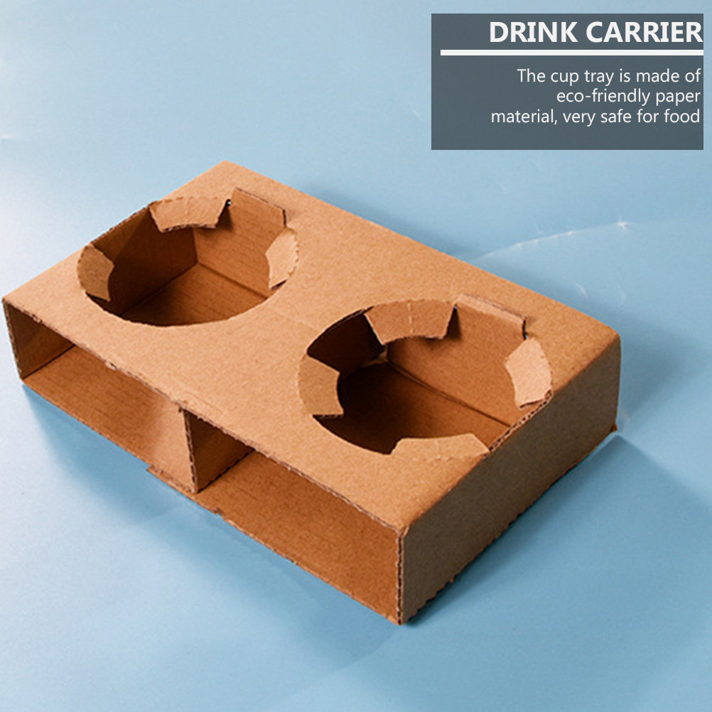Coffee Tea Cups - 10 pièces de porte-gobelets en papier