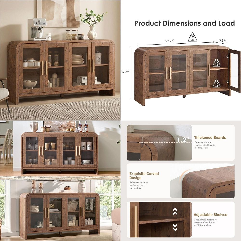 Coffee & Tea Phúc Long - Buffet avec rangements, armoire de rangement