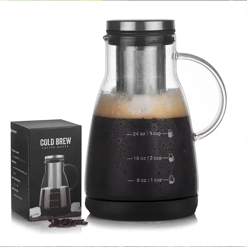 Coffee Tea Pots - Carafe en verre de 960 ml