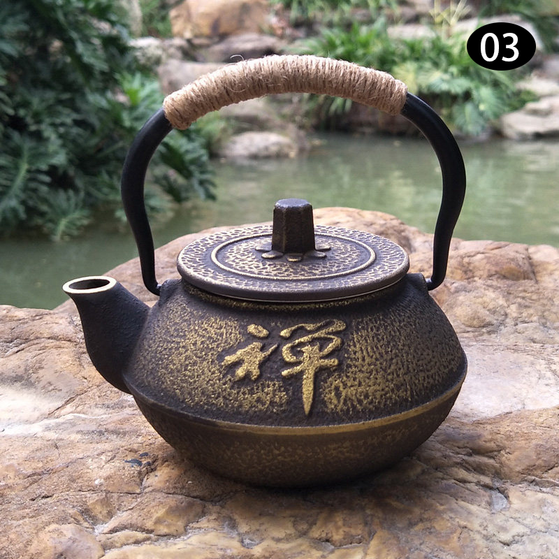 Cast Iron Teapot - Théière japonaise rétro en fonte de
