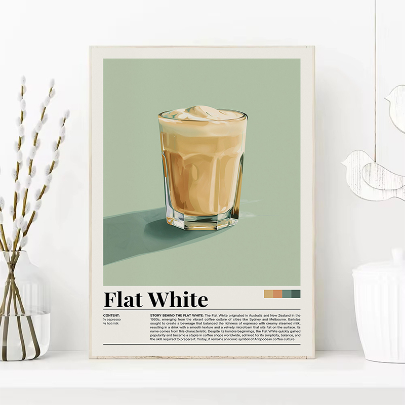 Affiches de boissons de café v - Coffee Tea Poster avis et prix