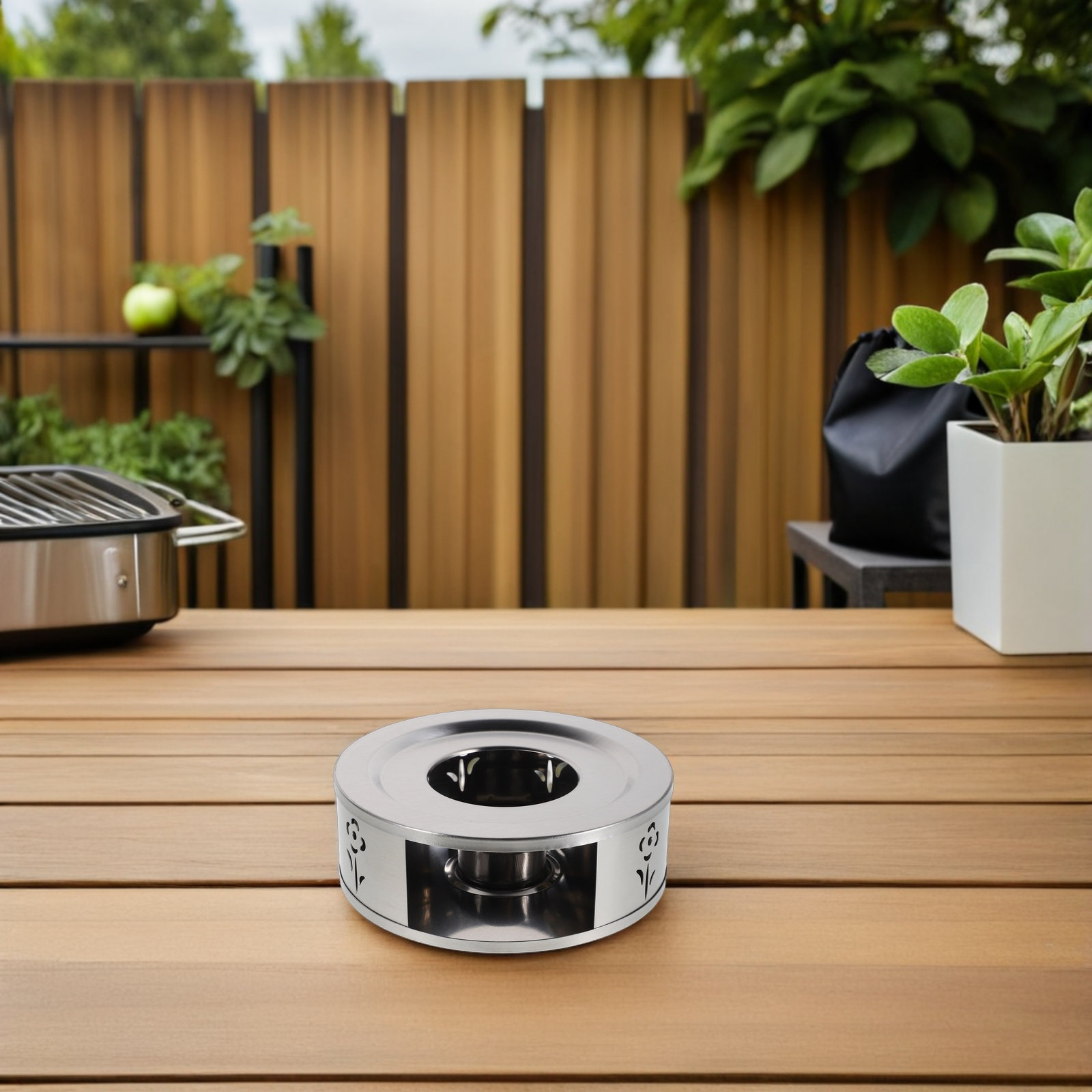 Réchauffe-théière en acier ino - Coffee Tea Stand avis et prix