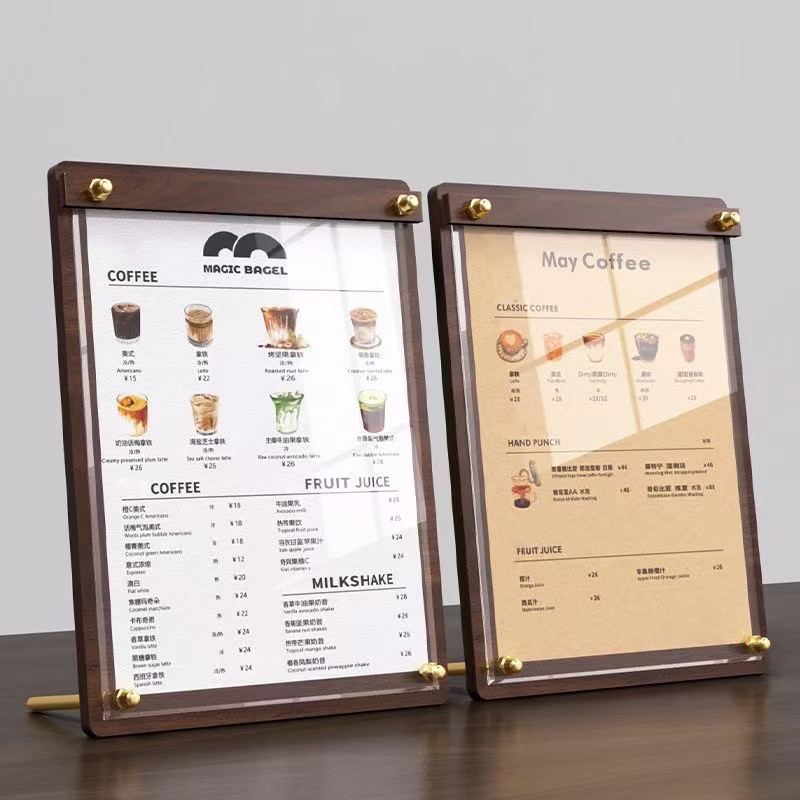Support de menu personnalisé e - Coffee Tea Stand avis et prix