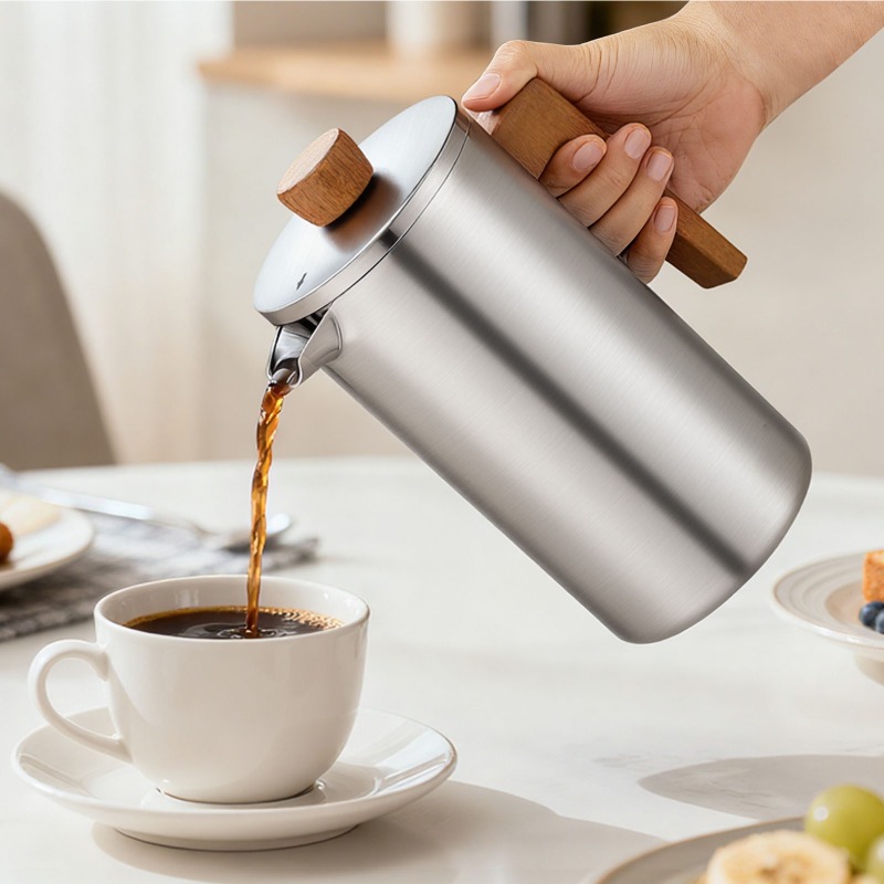 Cafetière à piston JUSTINLAU 1 - Coffee Tea Pots avis et prix