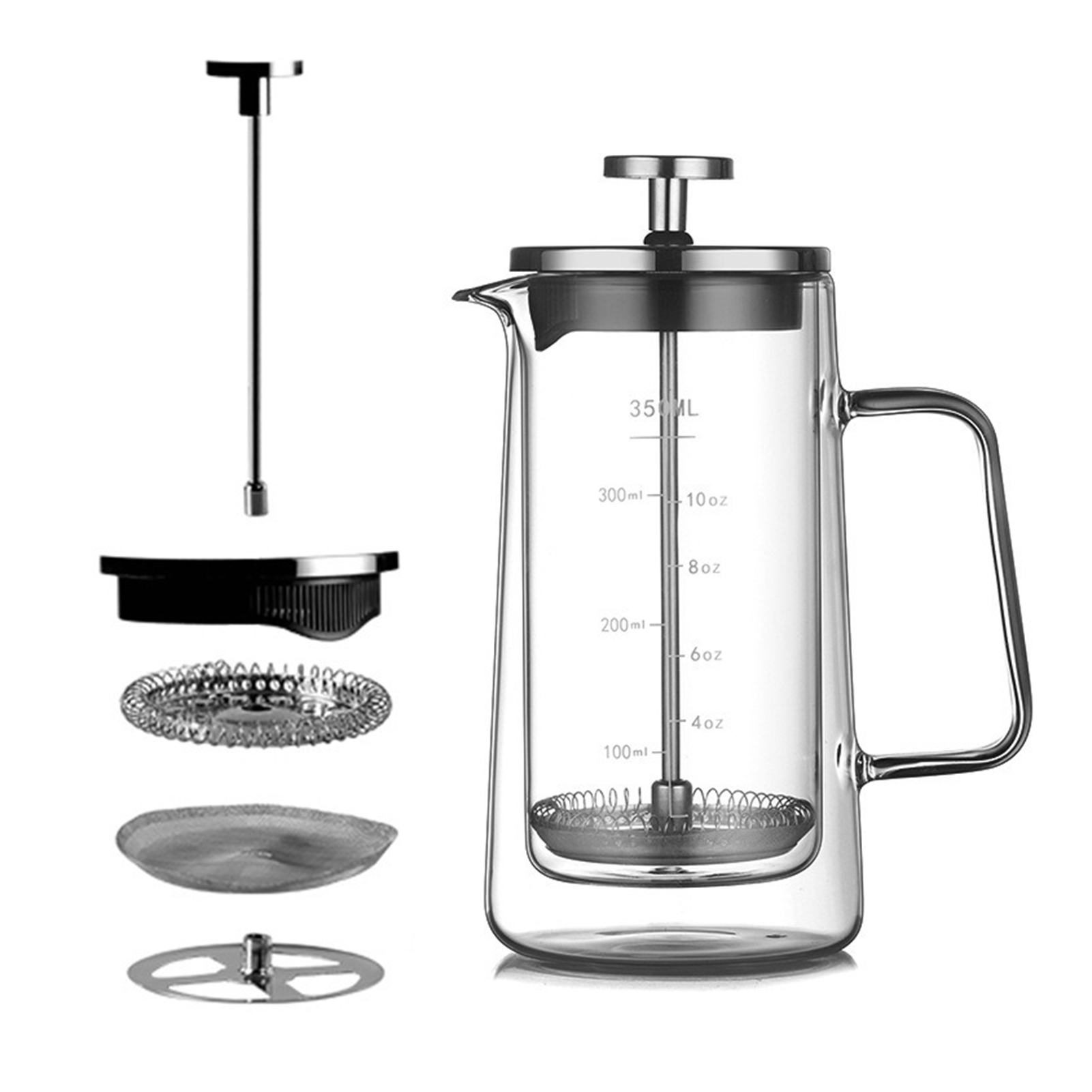 Pot à presse française Double  - Coffee Tea Pots avis et prix