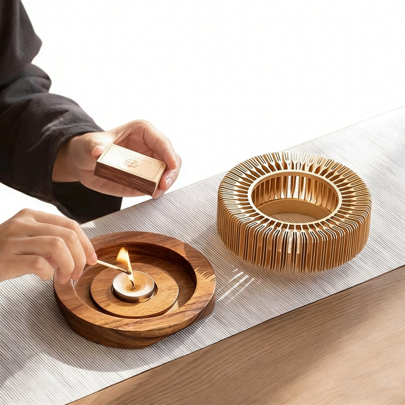 Réchaud à bougie en alliage d' - Coffee Tea Stand avis et prix