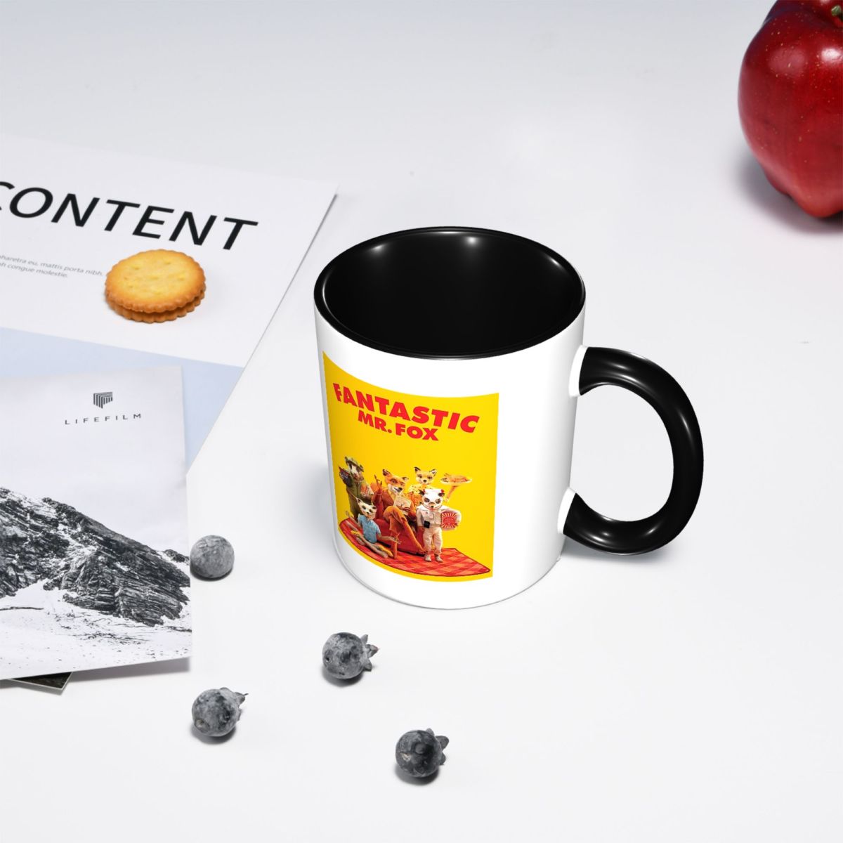 Mug fantaisie Mr. Fox avec aff - Coffee Tea Poster avis et prix