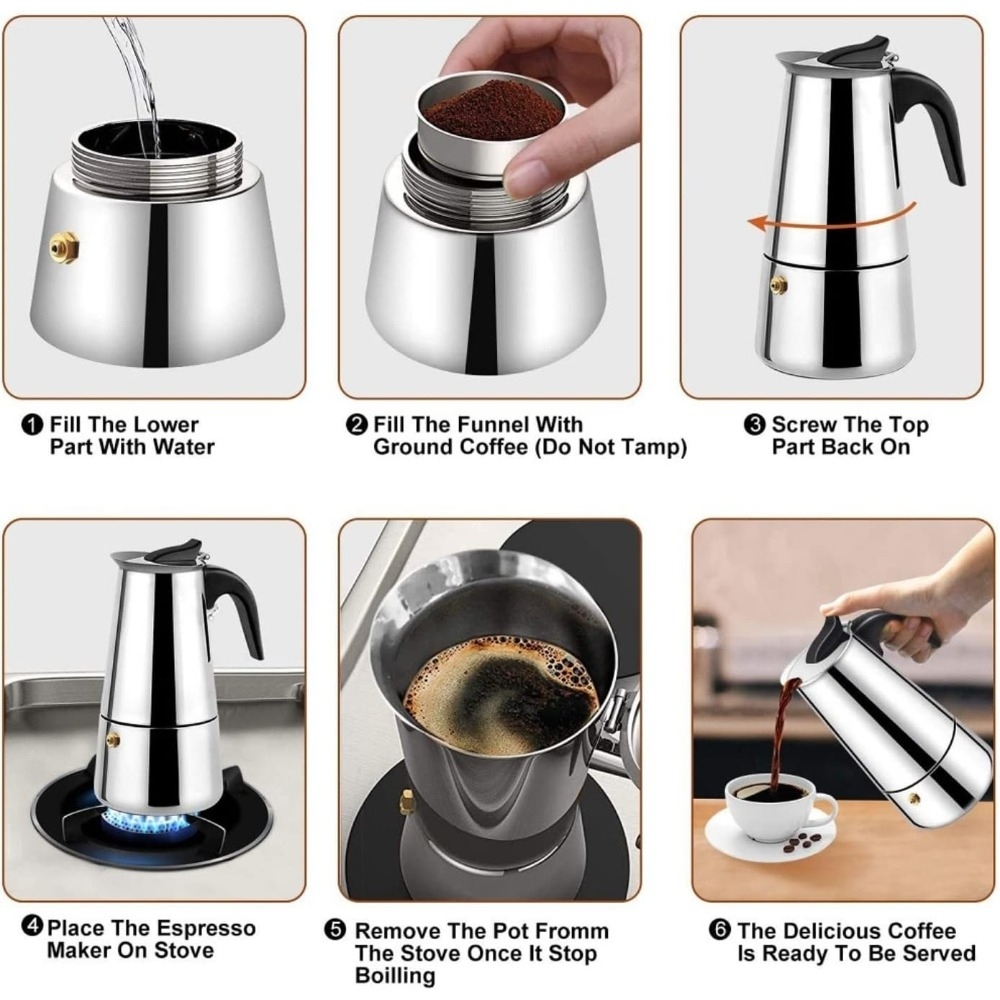 Cafetière à expresso en acier  - Coffee Tea Pots avis et prix